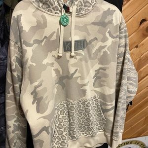 Kith Multi Camo Williams Hoodie Off Beige